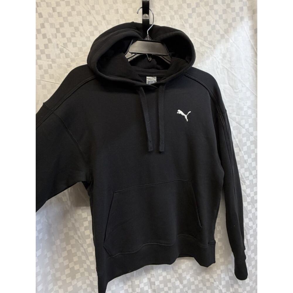Puma Black Hoodie Pullover Size Medium Unisex